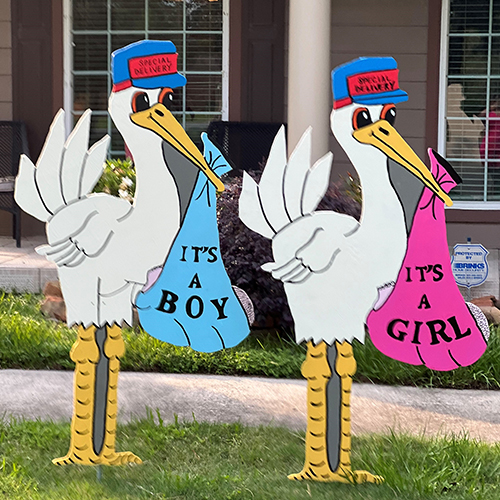 Stork Sign RentalBoy Stork